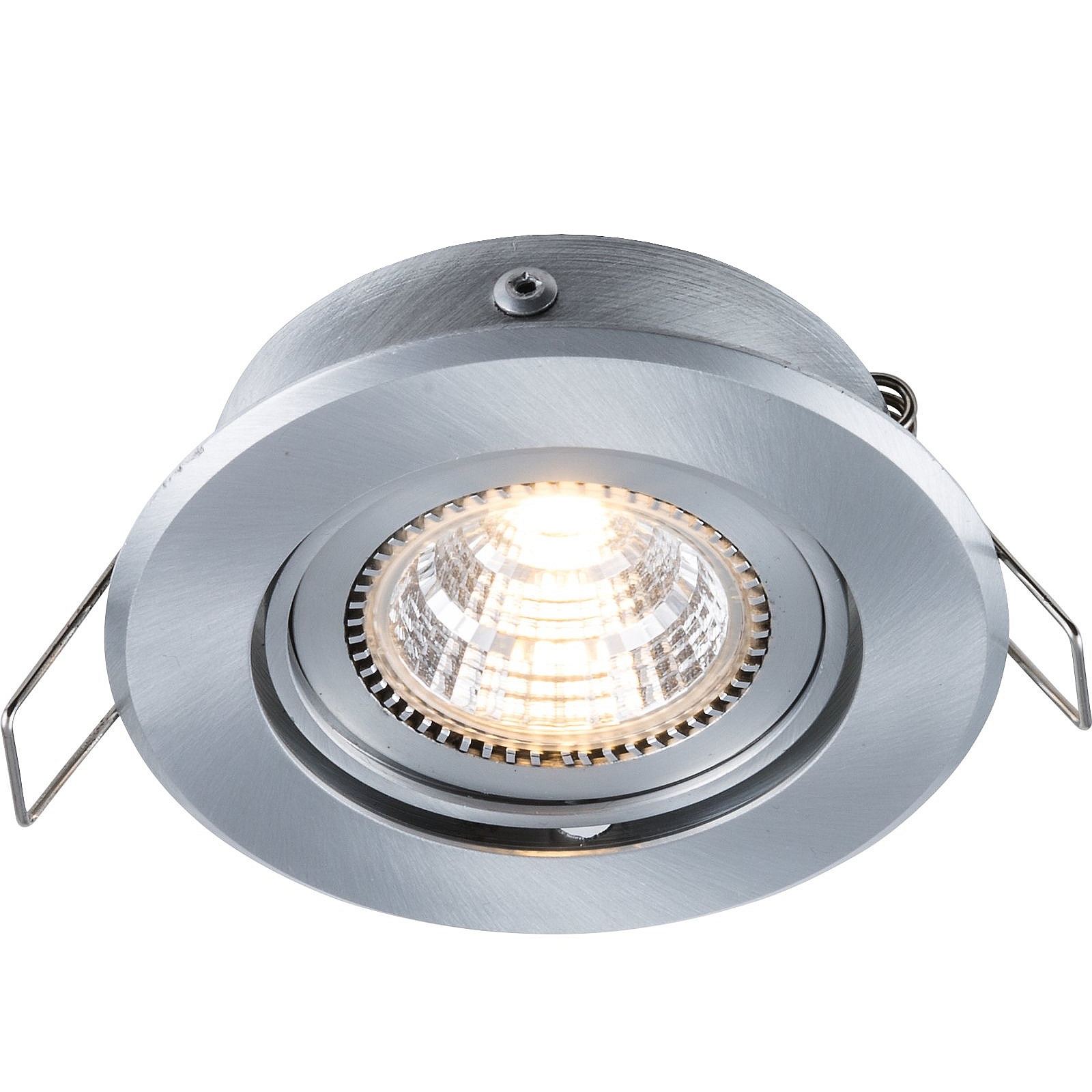 3er Set LED Decken-Einbauleuchten NEVADA 1710lm warmweiß Ø 85mm 230V