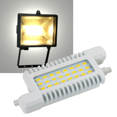 230V//8W/_ Fluter Halogenstab Ersatz Stableuchte LED R7s Leuchtmittel 118mm 660lm