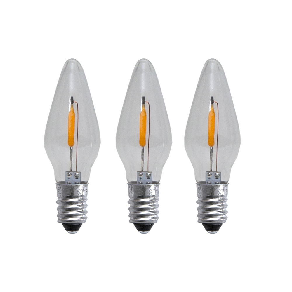 3x LED E10 Ersatz-Glühbrine Windstoß Für Lichterkette Schwibbogen