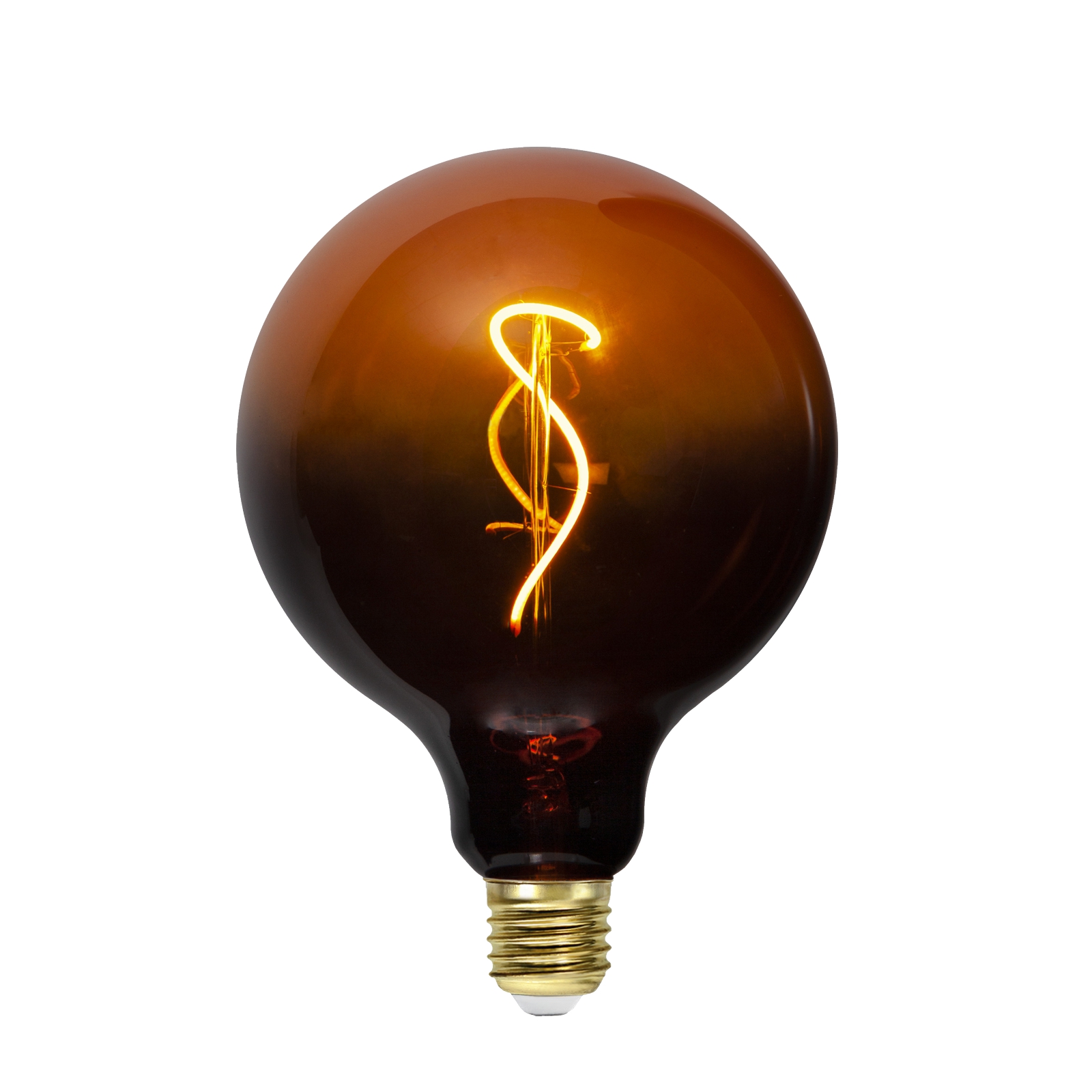 LED Deko Leuchtmittel orange extra warmweiß E27 Globe XL Kugel