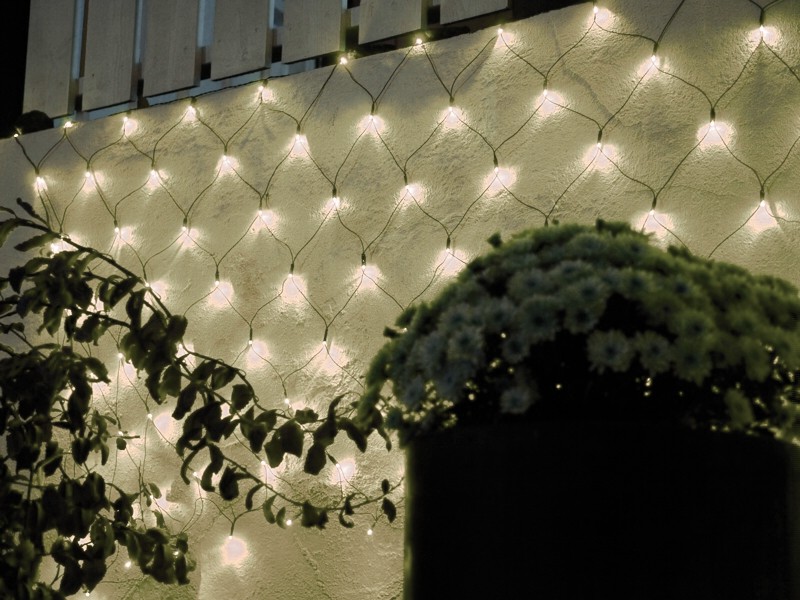 Best Season LED-Lichternetz – 180 Lichter, Ca. 3 X 3 M, Für Draußen – Transparent, Für Garten & Dekoration